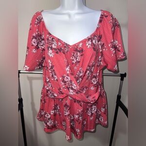Floral Pink Women's Top